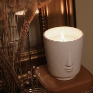Sculptural Serenity Candle Holder